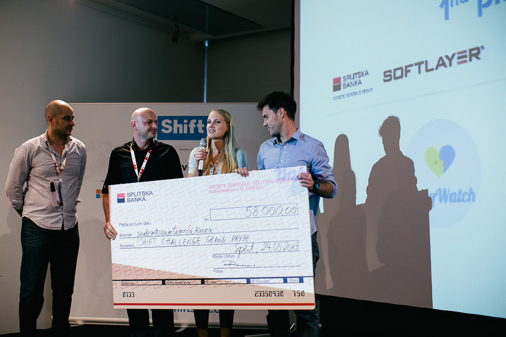 SHIFT 2014 Grand Prize $10K winners - BabyWatch (rebranded as Bellabeat under Y Combinator's mentorship)