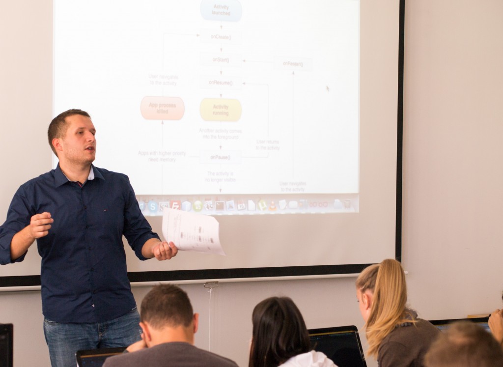 Lectures about mobile applications development on Android platform held by Profico (Ante Dagelić)