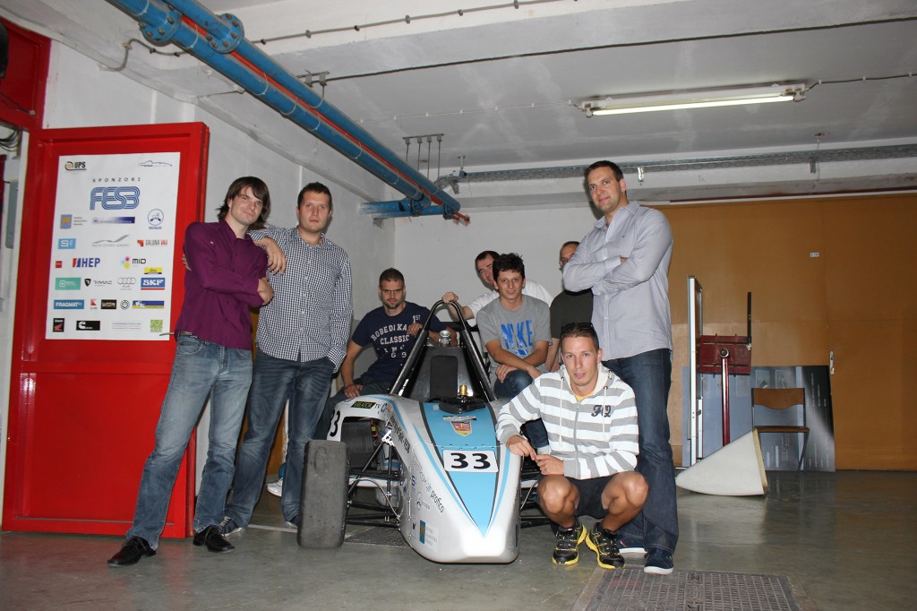 Ante Dagelić and Mateo Perak with UPS racing team