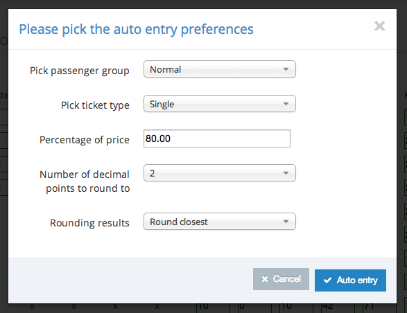 getbybus auto entry popup