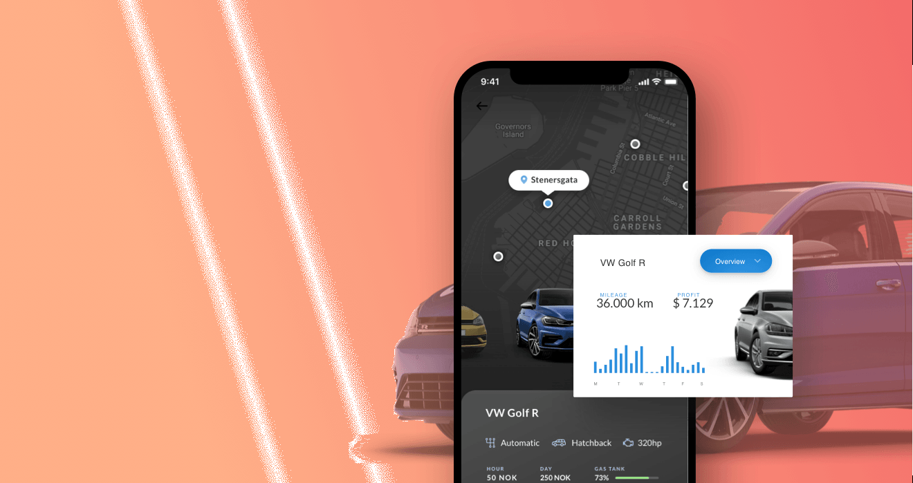 Peer to peer car sharing platform